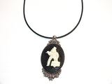 Disney Haunted Mansion Cameo Necklace Victorian Madame Leota Ghost Bride Phantom Ghost