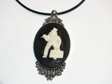 Disney Haunted Mansion Cameo Necklace Victorian Madame Leota Ghost Bride Phantom Ghost