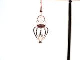 Rose Gold Queen Crown Earrings With White Pearls Charm Locket Rose Gold Jewelry AOS