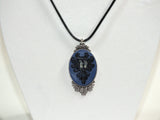 Creepy Wallpaper Victorian Cameo Pendant Jewelry Haunted Mansion Resin Handmade For Halloween Costume