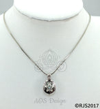 Horseshoe Star Pearl Cage Necklace Lucky Horse Shoe Western Silver Plated Locket Charm