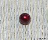 Pick A Pearl Oyster Freshwater Cultured Loose Pearl Round Cranberry Red Merlot Pearls for Pearl Cages, Charms, Necklaces