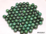 Pick A Pearl Oyster Freshwater Cultured Loose Pearl Round Green for Pearl Cages, Charms, Necklaces