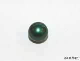 Pick A Pearl Oyster Freshwater Cultured Loose Pearl Round Green for Pearl Cages, Charms, Necklaces