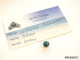 Pick A Pearl Oyster Freshwater Cultured Loose Pearl Round Green for Pearl Cages, Charms, Necklaces