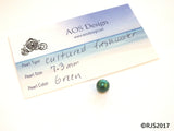Pick A Pearl Oyster Freshwater Cultured Loose Pearl Round Green for Pearl Cages, Charms, Necklaces