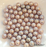 Pick A Pearl Oyster Freshwater Cultured Loose Pearl Round Purple Lavender for Pearl Cages, Charms, Necklaces