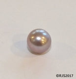 Pick A Pearl Oyster Freshwater Cultured Loose Pearl Round Purple Lavender for Pearl Cages, Charms, Necklaces