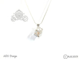 Love Peace Box Pick A Pearl Cage 925 Sterling Silver Symbol Charm Love Heart