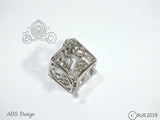 Love Peace Box Pick A Pearl Cage 925 Sterling Silver Symbol Charm Love Heart