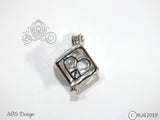 Love Peace Box Pick A Pearl Cage 925 Sterling Silver Symbol Charm Love Heart