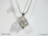 Love Peace Box Pick A Pearl Cage 925 Sterling Silver Symbol Charm Love Heart