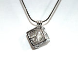 Love Peace Box Pick A Pearl Cage 925 Sterling Silver Symbol Charm Love Heart