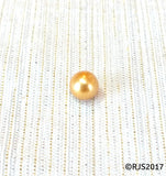 Pick A Pearl Oyster Freshwater Cultured Loose Pearl Round Gold for Pearl Cages, Charms, Necklaces