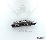 Cruise Ship Pick A Pearl Cage Necklace Silver Necklace Pendant Vacation Charm Holds 3 Pearls Transport Ocean Beach