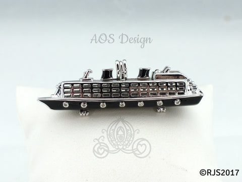 Cruise Ship Pick A Pearl Cage Necklace Silver Necklace Pendant Vacation Charm Holds 3 Pearls Transport Ocean Beach