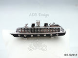 Cruise Ship Pick A Pearl Cage Necklace Silver Necklace Pendant Vacation Charm Holds 3 Pearls Transport Ocean Beach