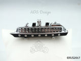 Cruise Ship Pick A Pearl Cage Necklace Silver Necklace Pendant Vacation Charm Holds 3 Pearls Transport Ocean Beach