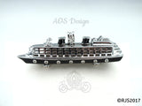 Cruise Ship Pick A Pearl Cage Necklace Silver Necklace Pendant Vacation Charm Holds 3 Pearls Transport Ocean Beach