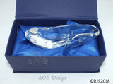 Cinderella Glass Slipper .925 Silver Heart Buckle with Crystals Engagement Wedding Birthday Gift Princess