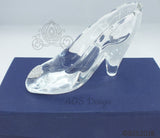 Cinderella Glass Slipper .925 Silver Heart Buckle with Crystals Engagement Wedding Birthday Gift Princess