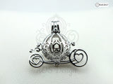 Cinderella Carriage Pearl Cage 925 Sterling Silver Charm Necklace Disney Princess Cinderella Pick A Pearl or Wish Pearl Epcot