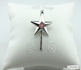 Fairy Wand Pearl Cage Magic Wand Star Silver Plated Locket Charm Pearl Cage Necklace Fairy Godmother Wizard