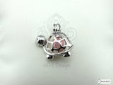 Happy Cute Turtle Pearl Cage Necklace Animal Bead Cage Locket Charm