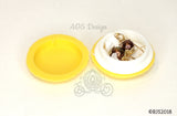 Chocolate Pearl Earrings Macaroon Jewelry Gift Box Gold Plated Fish Wire Hoop Earrings
