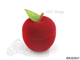 Snow White Disney Princess Snow White Red Apple Sterling Silver Earrings with GIFT BOX Swarovski Crystal Descendants