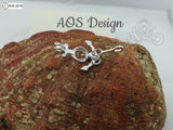 Anchor Pick A Pearl Cage 925 Sterling Silver Necklace Boat Ship Anchor Beach Ocean Charm Nautical