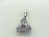 Castle Pick A Pearl Cage Necklace 925 Sterling Silver Cage Silver Necklace Princess Queen Kingdom Cinderella Charm Pendant