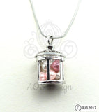 Lantern Fairy Cage Pearl Cage Silver Plated Cage Tink Star Light Locket Charm Multiple Pearl Holder Peter Pan