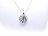 Vintage Inspired Small World Pendant Pearl Cage to Display Your Treasured Pearl