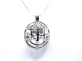 Vintage Inspired Small World Pendant Pearl Cage to Display Your Treasured Pearl