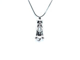 Sea Otter Holding Pearl Pendant Pearl Necklace Silver Charm Holds Gem Jewelry AOS