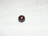 Pick A Pearl Oyster Freshwater Cultured Loose Pearl Round Chocolate Brown for Pearl Cages, Charms, Necklaces