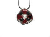 Life Preserver Pearl Cage With Hidden Mickey Necklace Locket Nautical Charm Lifeguard Pendant (Copy)