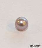 Pick A Pearl Oyster Freshwater Cultured Loose Pearl Round Purple Lavender for Pearl Cages, Charms, Necklaces