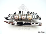 Cruise Ship Pick A Pearl Cage Necklace Silver Necklace Pendant Vacation Charm Holds 3 Pearls Transport Ocean Beach
