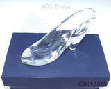 Cinderella Glass Slipper .925 Silver Heart Buckle with Crystals Engagement Wedding Birthday Gift Princess