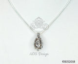 Pearl Cage Silver Oval Teardrop Lotus Flower Floral Locket Charm Holds Pearl Bead Gems Necklacepearls Pearl Cage Necklace