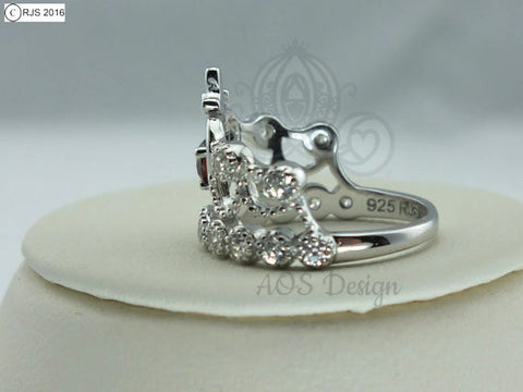 Princess Tiara Crown Ring | Sterling silver | Pandora AU