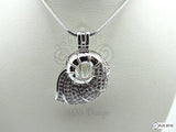 Nautilus Shell Pick A Pearl Cage Silver Necklace Mermaid Beach Treasure Crystal Accents Pearl Cage Necklace